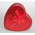 gulzar  Heart-Shaped Tin Box - Jewellery Box Jewellery Box Vanity Box  (Red)
