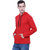 Aazing London Cotton Red Hoodies For Men's / Boys