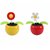 DELHITRADERSS Set of 2 Dancing Flowers Daisy in Red Pot Solar Toy Flowers Car Dashboard Office Desk Home Dcor