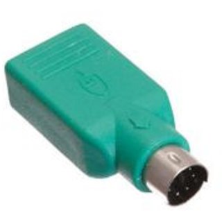 USB Female In To PS2 Male Adapter Converter For Computer PC Keyboard Mouse