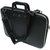Faux Leather Laptop Bag 15.6 Inch Smart Design - Black - Unisex Laptop Bag for Women or Men Stylish Ultrabook Case
