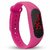 FARP Digital led watch band type pink colour fancy womens and girls watch