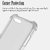 OPPO A3S - Anti-Knock Design Shock Absorbent Bumper Corners Soft Silicone Transparent Back Cover- Oppo A3S