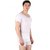 (PACK OF 10) Premium Men Cotton Half Sleeve Vests - WHITE - RNS