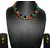 Molika Boho Vintage Oxidized Gold Plated Multicolour Pearl Choker Necklace with Yellow Earring Fashion Party Wear Jewellery Set for Women Girls