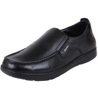 black slip on loafers