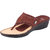 Dr.Scholls Women's Premium Leather Brown Slippers