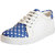 Fausto Women's Blue Dotted Sneakers Casual Shoes