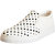Fausto Women's White Dotted Loafers Casual Shoes