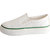 Fausto Women's White Green Trendy Loafers