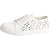 Fausto Womens White Stylish Sneakers 