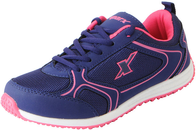 Voilet Pink Mesh Sports Running Shoes 