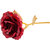 NINE10 Red Rose 24K Gold Foil/Gold Plated Rose with Exclusive Velvet Gift Box and Love Stand