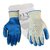DIY Crafts Reusable Multi color Coated Velvet Finish Cotton Large Hand Work Glove (26 cm) (2 Pair)