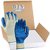 DIY Crafts Reusable Multi color Coated Velvet Finish Cotton Large Hand Work Glove (26 cm) (2 Pair)