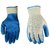 DIY Crafts 3 Pair Latex Coated Cotton Large Work Latex Safety Gloves