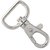 DIY Crafts Metal Swivel D Ring Lobster Claw Clasps Keychain(3/4 Inch D Ring) (Pack of 10)