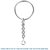 DIY Crafts Key Chain Ring with Chain and Tassel Pendants Bulk for Keychain(Pack of 150 pcs)