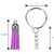 DIY Crafts Key Chain Ring with Chain and Tassel Pendants Bulk for Keychain(Pack of 150 pcs)