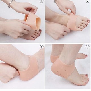 gel heel socks for cracked heels