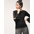 Aiyra Women's Black Full Sleeves Pullovers