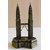 Zahab Antique Finish Malaysian Souvenir Petronas Twin Towers Miniature Statue Showpiece for Home Decor