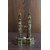 Zahab Antique Finish Malaysian Souvenir Petronas Twin Towers Miniature Statue Showpiece for Home Decor