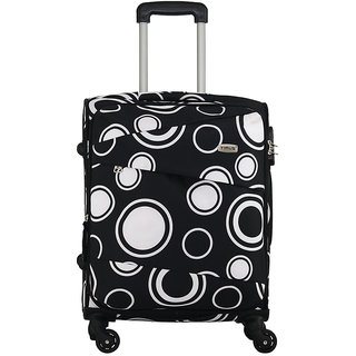 Buy Timus Indigo Spinner Black Expandable Cabin Luggage - 20 inch Online - Get 59% Off