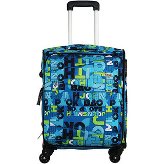 Buy Timus Indigo Spinner Blue 55 CM 4 Wheel Strolley Suitcase For Travel Cabin Luggage - 20 inch ...