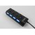 Terabyte High-speed 4 Ports USB 2.0 Hub with independent Switch- Multicolor