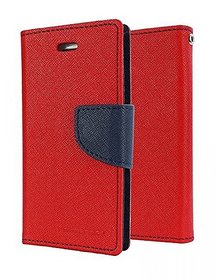 Mercury Goospery Fancy Diary Wallet Flip Cover for Samsung Galaxy J2 (2016) -Red