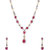 Voylla CZ Victorian Inspired Necklace Set