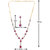 Voylla CZ Victorian Inspired Necklace Set