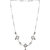 Voylla Filigree Design Silver Oxidized Necklace from Pinjar