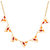 Voylla Love Triangle Mosaic Necklace