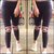 Code Yellow Women's Colorful Knee Cut Black Stretchable Jeggings Yoga Gym Wear