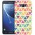 Ezellohub Trangle color Printed Hard Silicone Mobile Back Cover Case For Samsung J5 2016 .