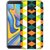 Ezellohub Green yellow Printed Hard Silicone Mobile Back Cover Case For Samsung J6 Plus