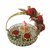 Loops n Knots Ganesha Crystal Basket Wedding/Engagement Ring Platter with 2 Ring Holder