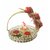 Loops n Knots Ganesha Crystal Basket Wedding/Engagement Ring Platter with 2 Ring Holder