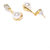 Zaveri Pearls Gold Tone Shimmering Austrian Diamonds & Pearl Stud Earring For Women-ZPFK8331