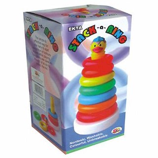 Jojoss Stack a Ring Play Toy Set for 1+ Kids (Multicolor)