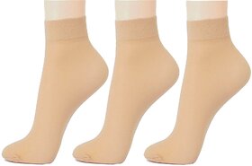 Men's  Women's Solid Ankle Length Socks (Pack of 3)