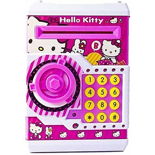 Jojoss Hello Kitty Mini Electronic Safe with Password and Light
