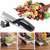Ankur 2 in 1 Stainless Steel Black Smart Knife with Chopping Board, 1 Piece