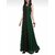Raabta Teal With Black Pancelled Long Dress