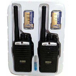Jojoss Portable Walkies Talkie (Set of 2) with 9V Battery