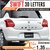 SWIFT Combo Sticker set for Maruti Suzuki Swift Front Hood  Rear Bumper  BLACK