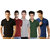 Galatea Multi Slim Fit Polo T Shirt Pack of 5
