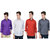 Mark pollo Men's Combo pack of 4 Shirts(SHIRT COMBO-28)